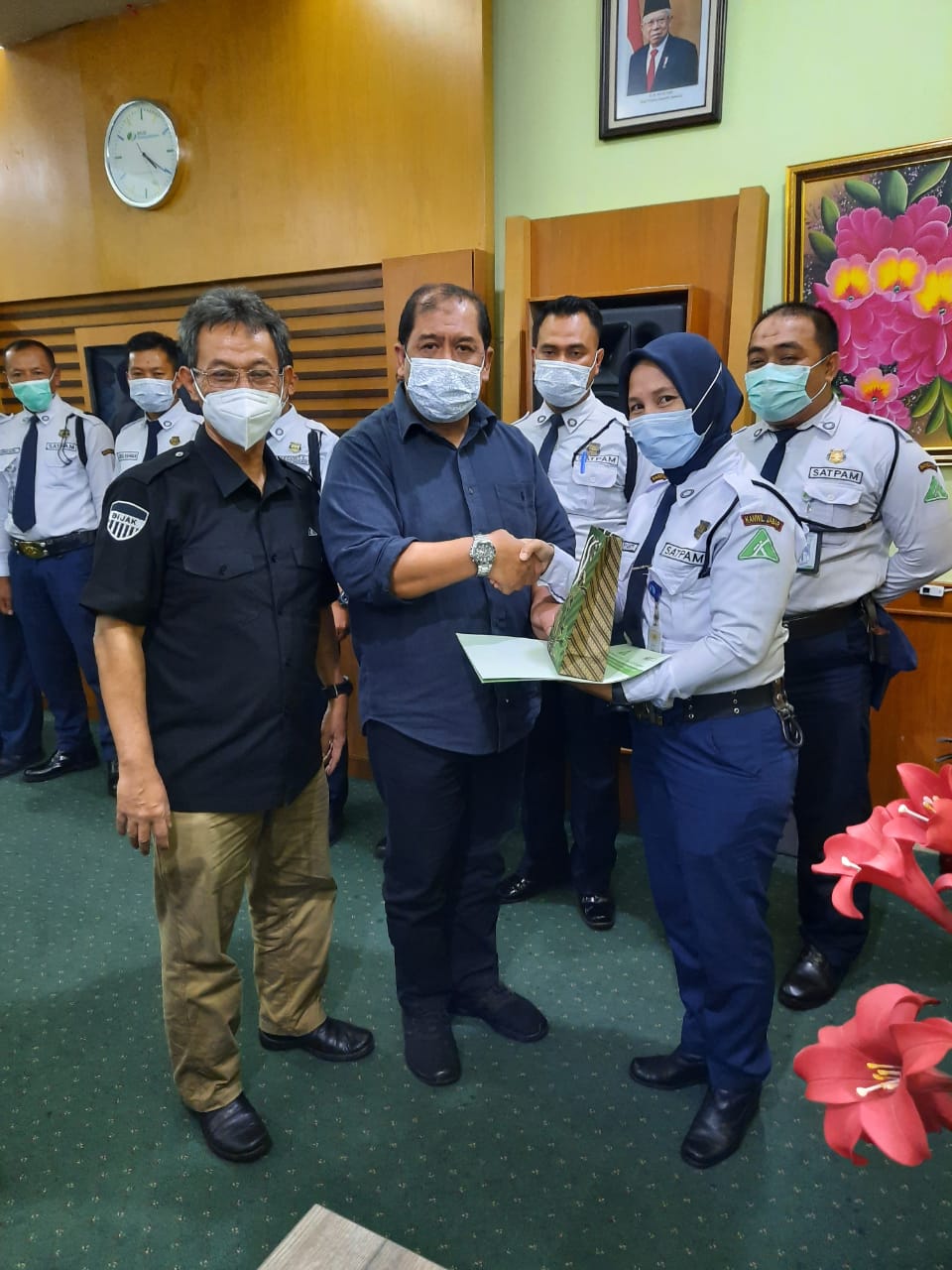 Penghargaan TKAD Satpam Bandung Suci